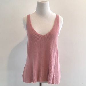 Ribbed Sweater Tank
